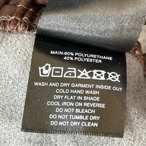 I.AM.GIA Brown Faux Leather Strapless Corset Top - Picture 10 of 14